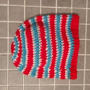Vibrant Striped Patriot Beanie